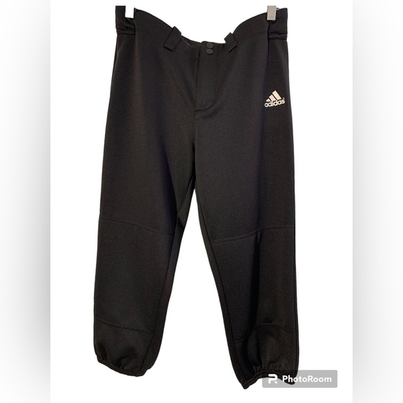 Adidas Black Baseball Pants, Golf Men’s Medium - Picture 1 of 6